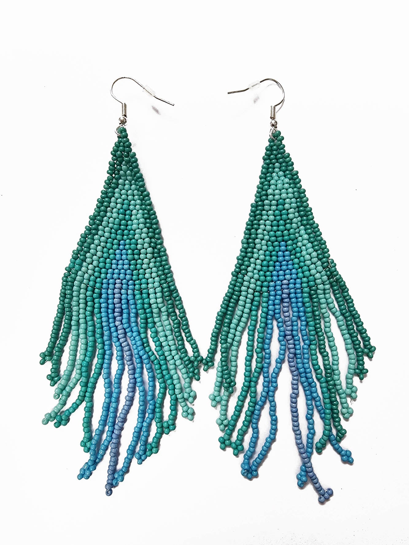 Beaded Earrings - Turquoise