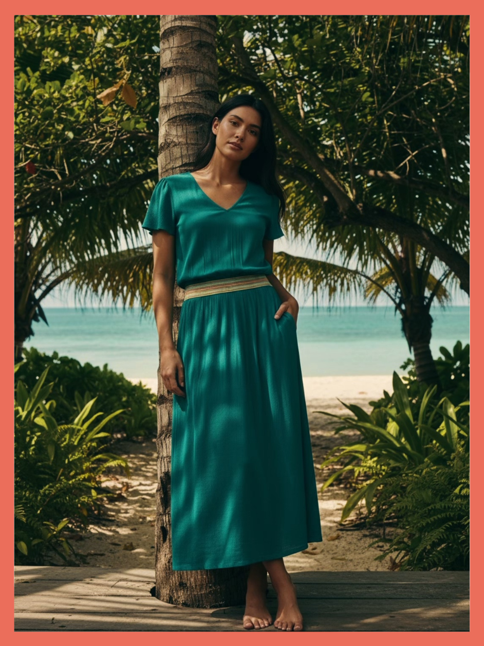 Lulu Summer Dress - Teal Lulu Summer Dress - Teal