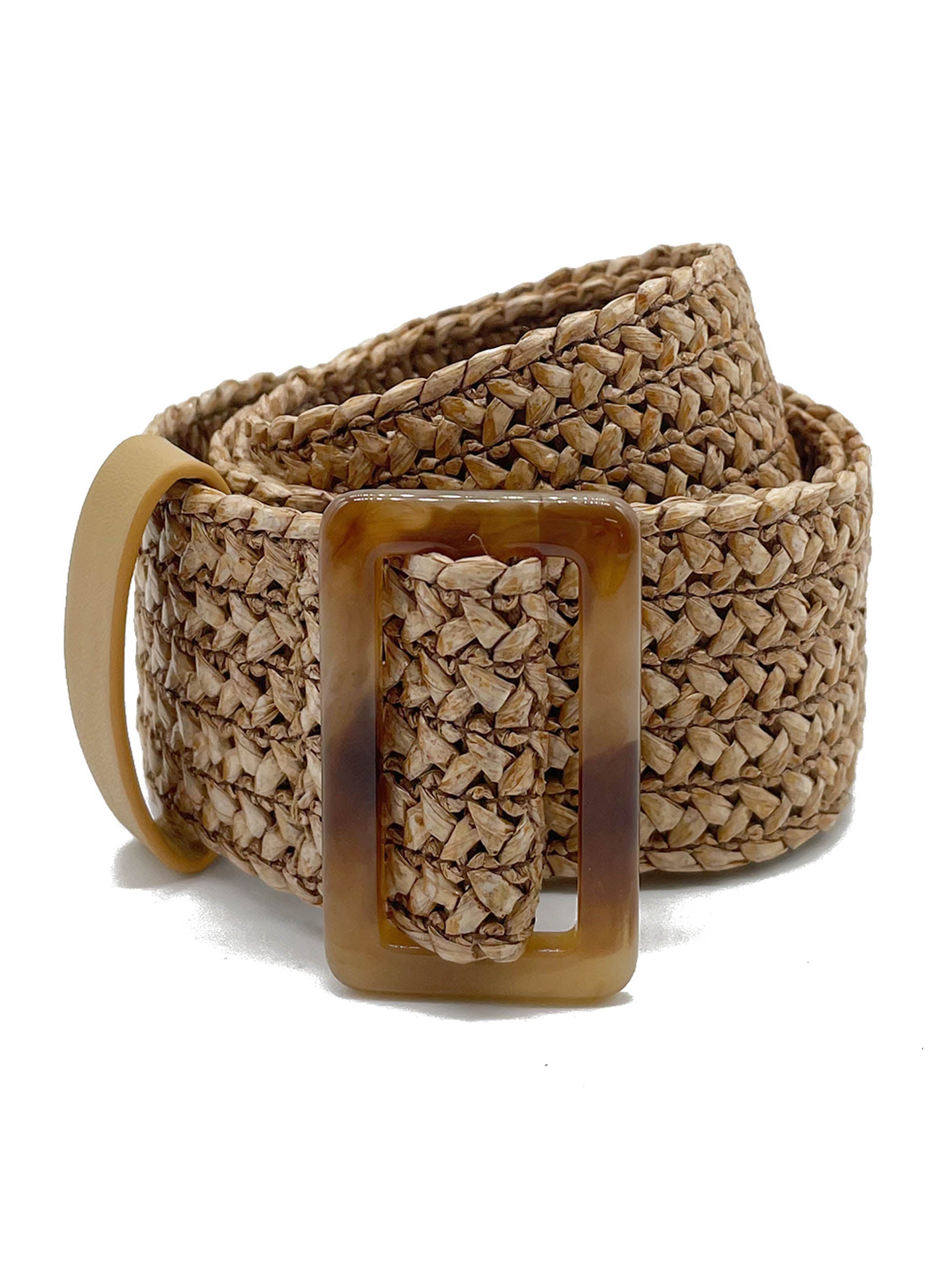 Mimi Woven Belt in Natural