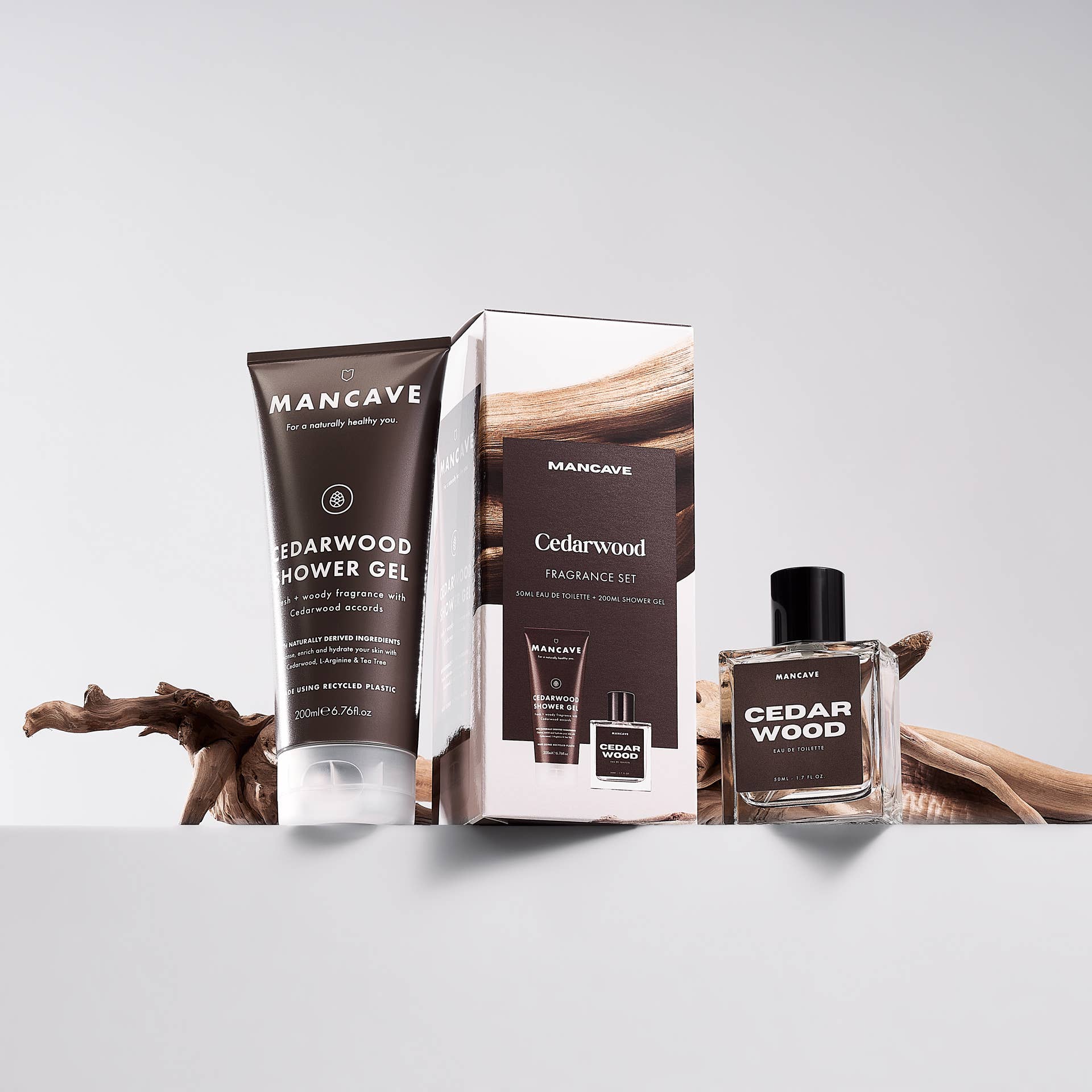 Mens Premium Fragrance Gift set, Cedarwood, Blackspice Body Scrub 500ml, Mens Shower Gel, Blackspice Body Scrub 500ml, Mens Shower Gel, Christmas Gifts