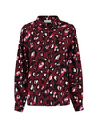 LEOPARD LUSCIOUS RED BLOUSE