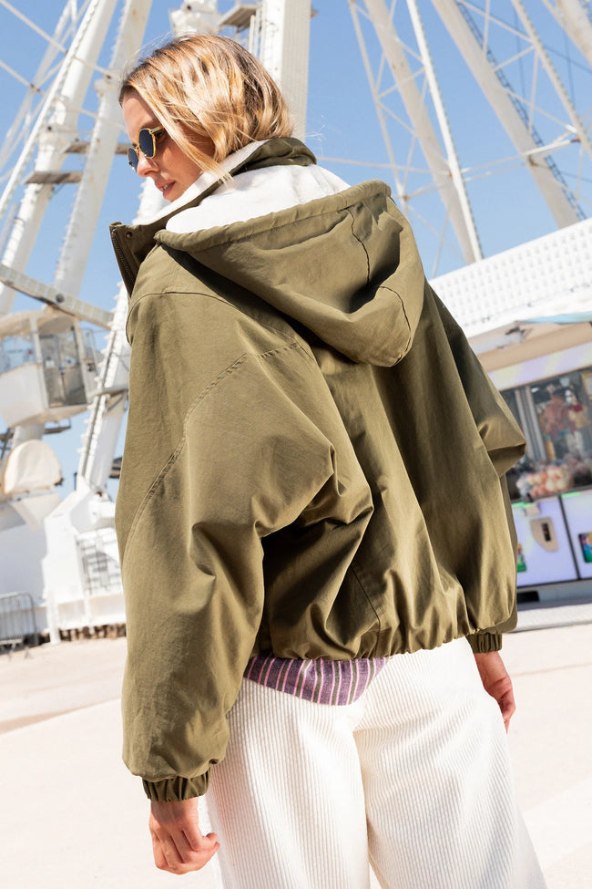 Khaki Goose Parka