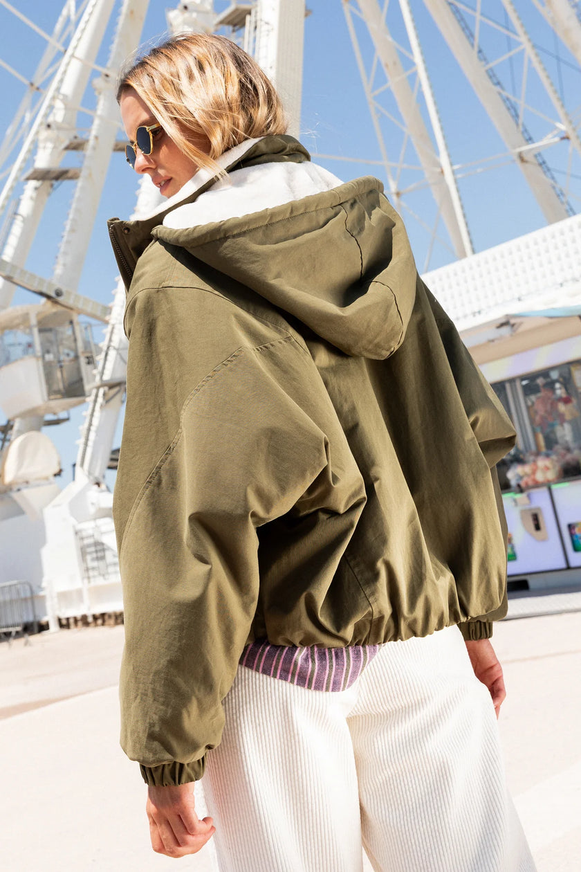 Khaki Goose Parka