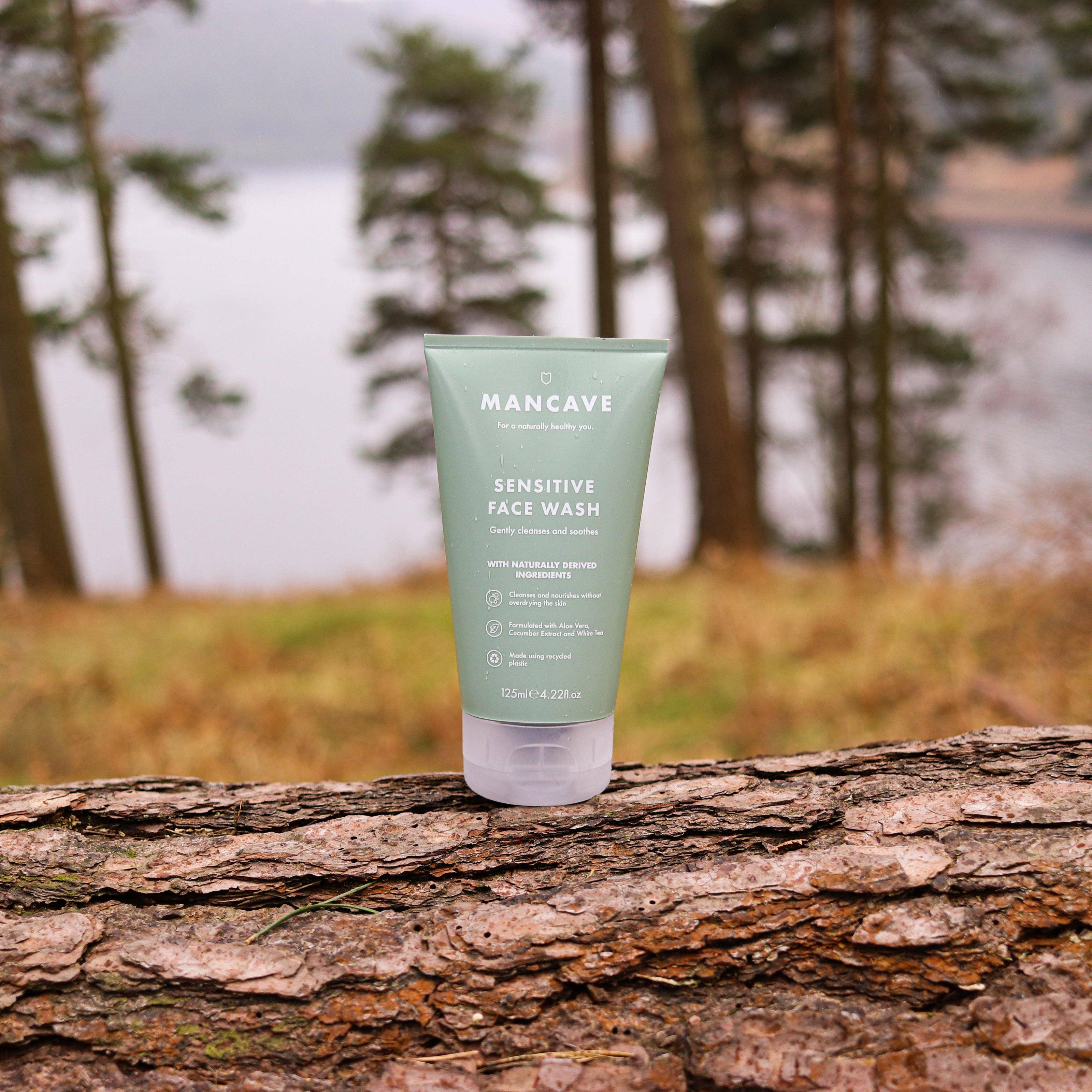Sensitive Face Wash 125ml, Mens Cleanser, Facewash for Men