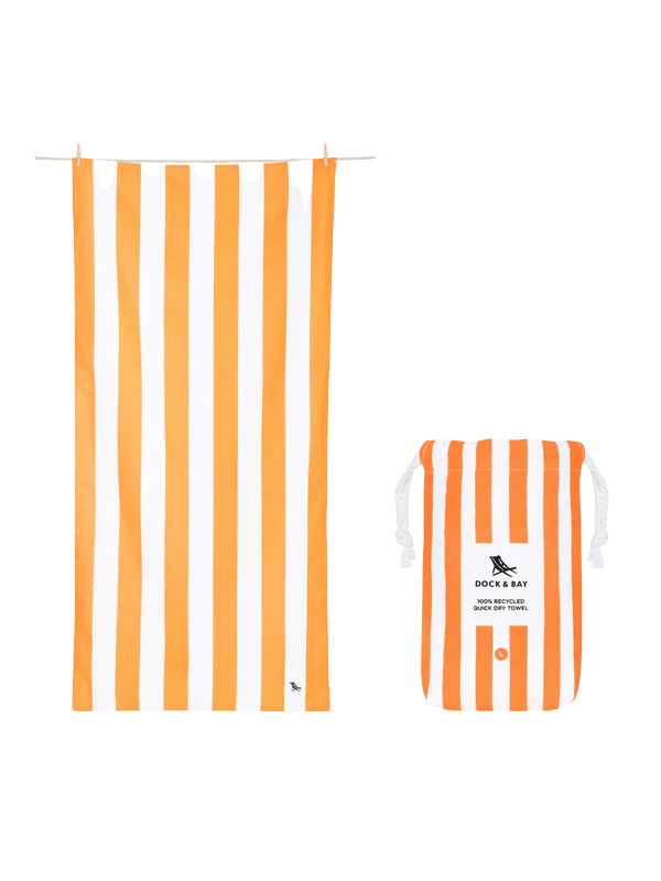 Dock & Bay Beach Towel X Large - Ipanema Orange