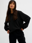 23 THE SWEAT BLOUSE - BLACK