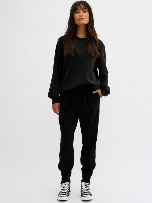 23 THE SWEAT BLOUSE - BLACK