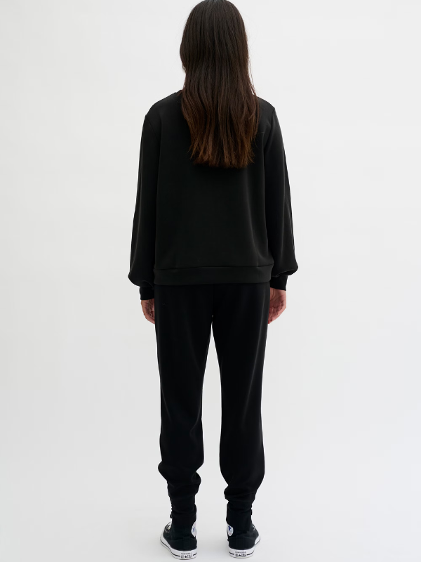 23 THE SWEAT BLOUSE - BLACK