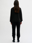 23 THE SWEAT BLOUSE - BLACK