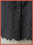 Koren Embroidered Blouse In Black