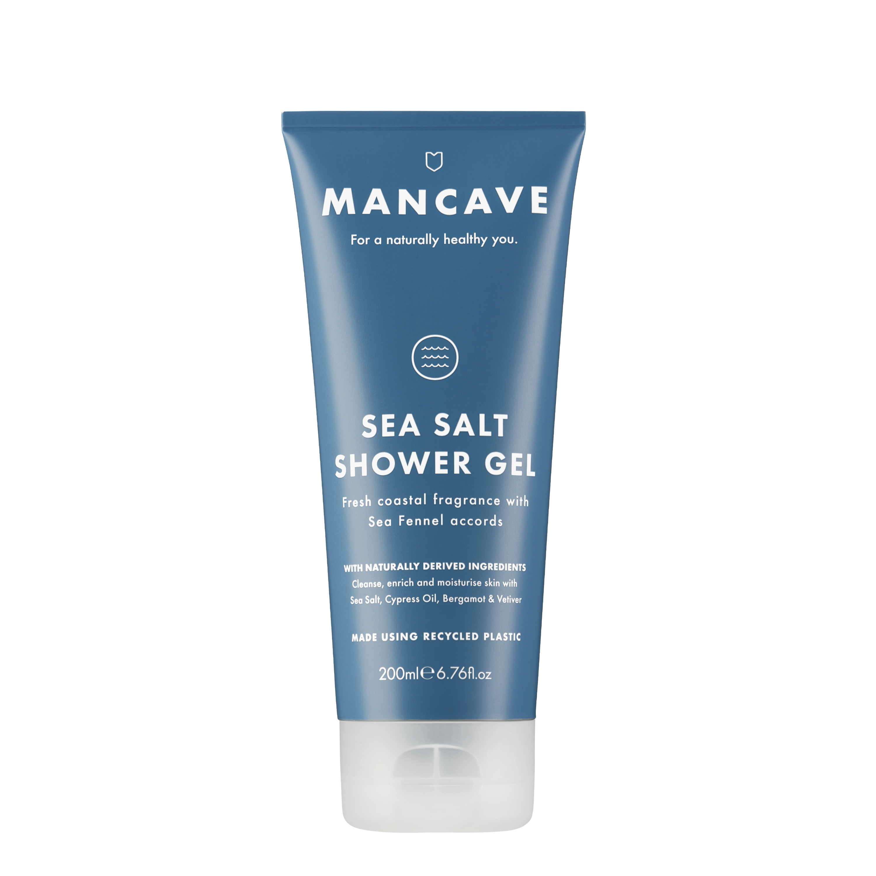 Sea Salt Shower Gel 200ml, Mens Shower Gel, Fathers Day Gift