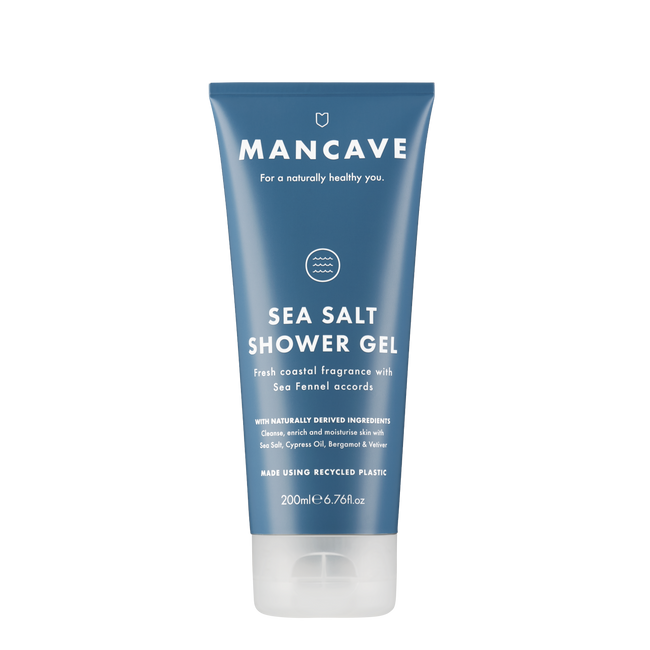 Sea Salt Shower Gel 200ml, Mens Shower Gel, Fathers Day Gift