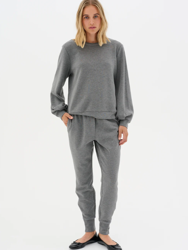 23 THE SWEAT BLOUSE - DARK GREY