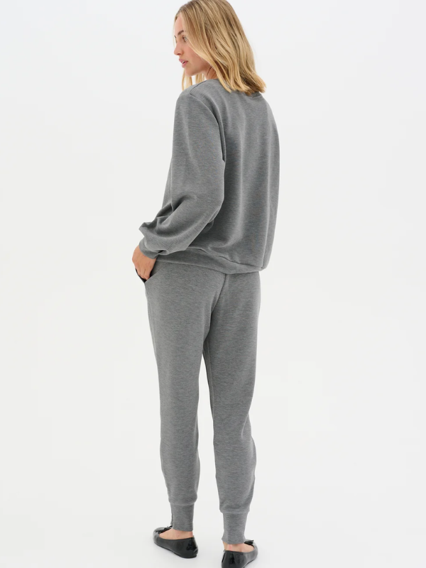 23 THE SWEAT BLOUSE - DARK GREY