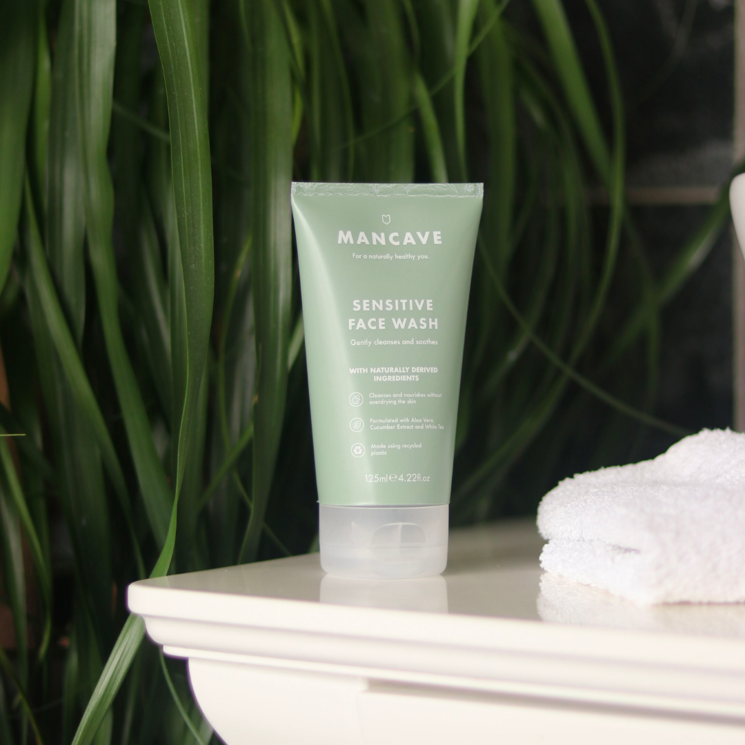 Sensitive Face Wash 125ml, Mens Cleanser, Facewash for Men