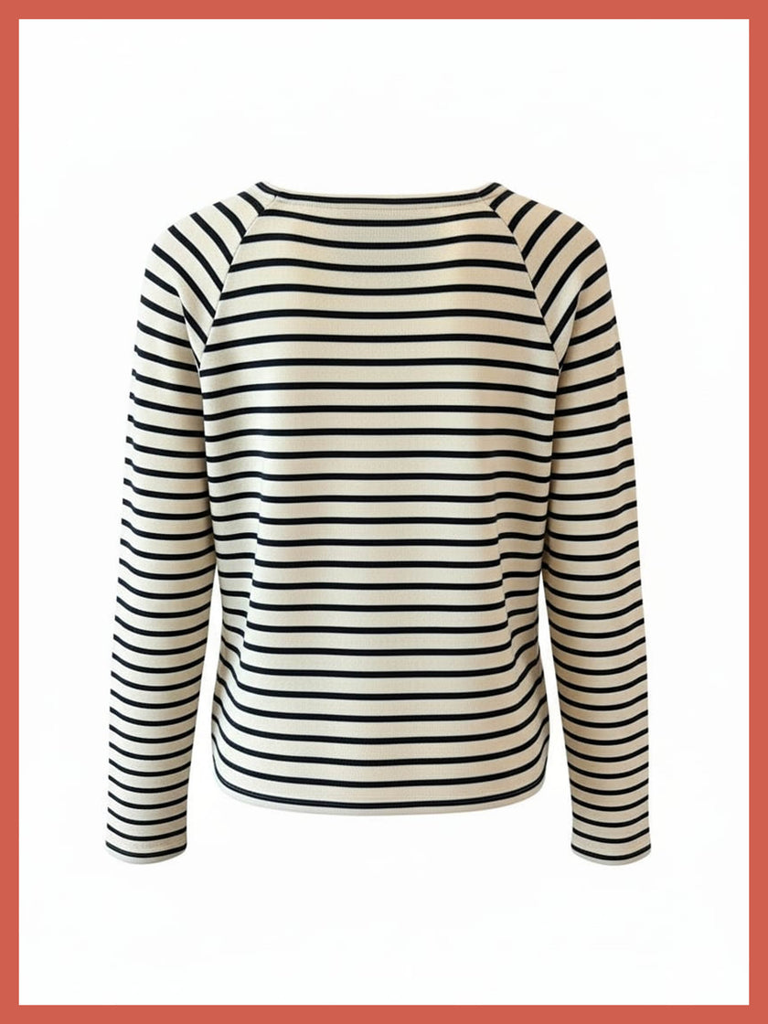 MARTINE T-SHIRT - NAVY STRIPE
