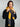 ZIGGY FAUX FUR SCARF-OCHRE