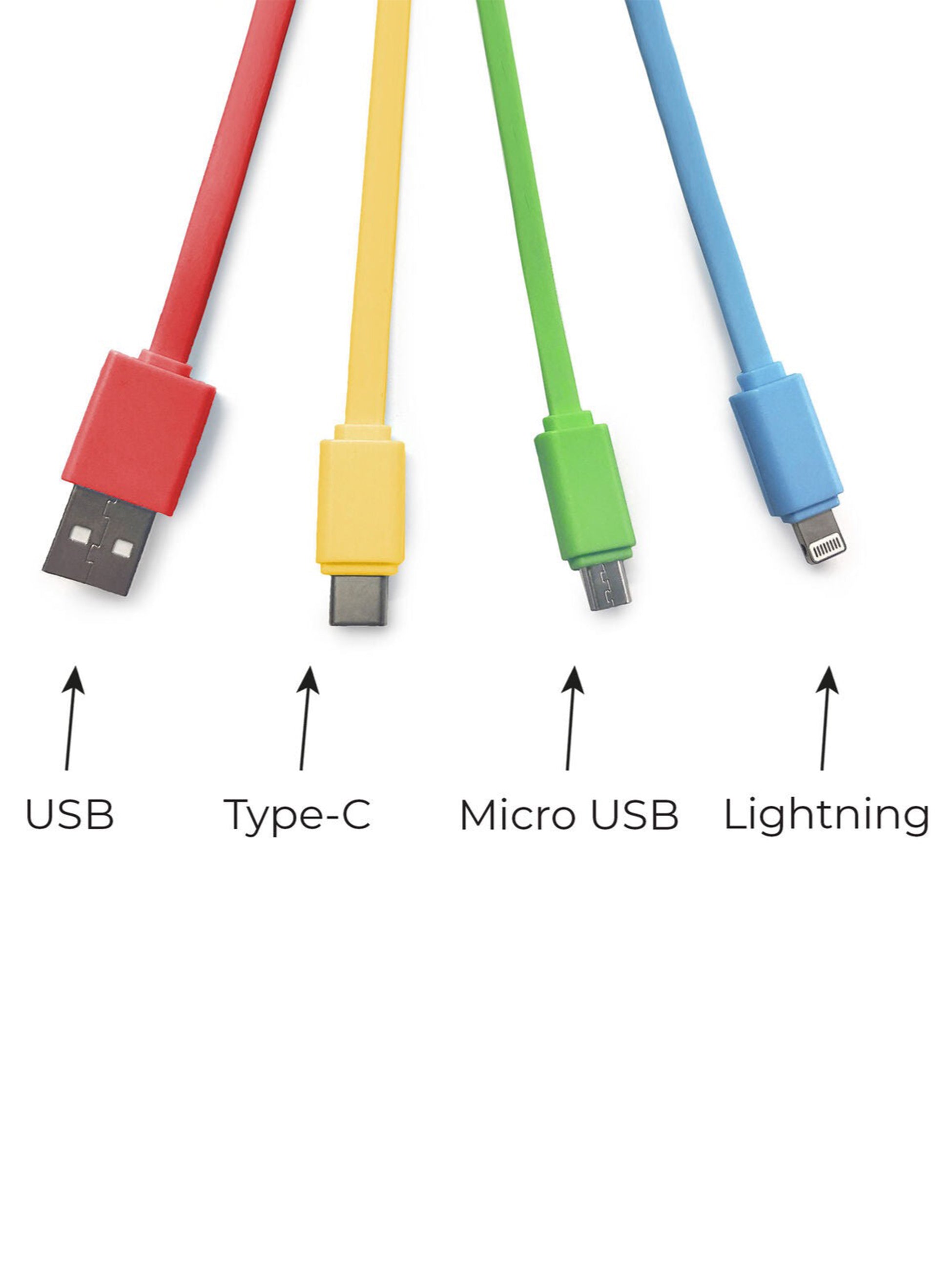 Multi Charging Cable - Rainbow