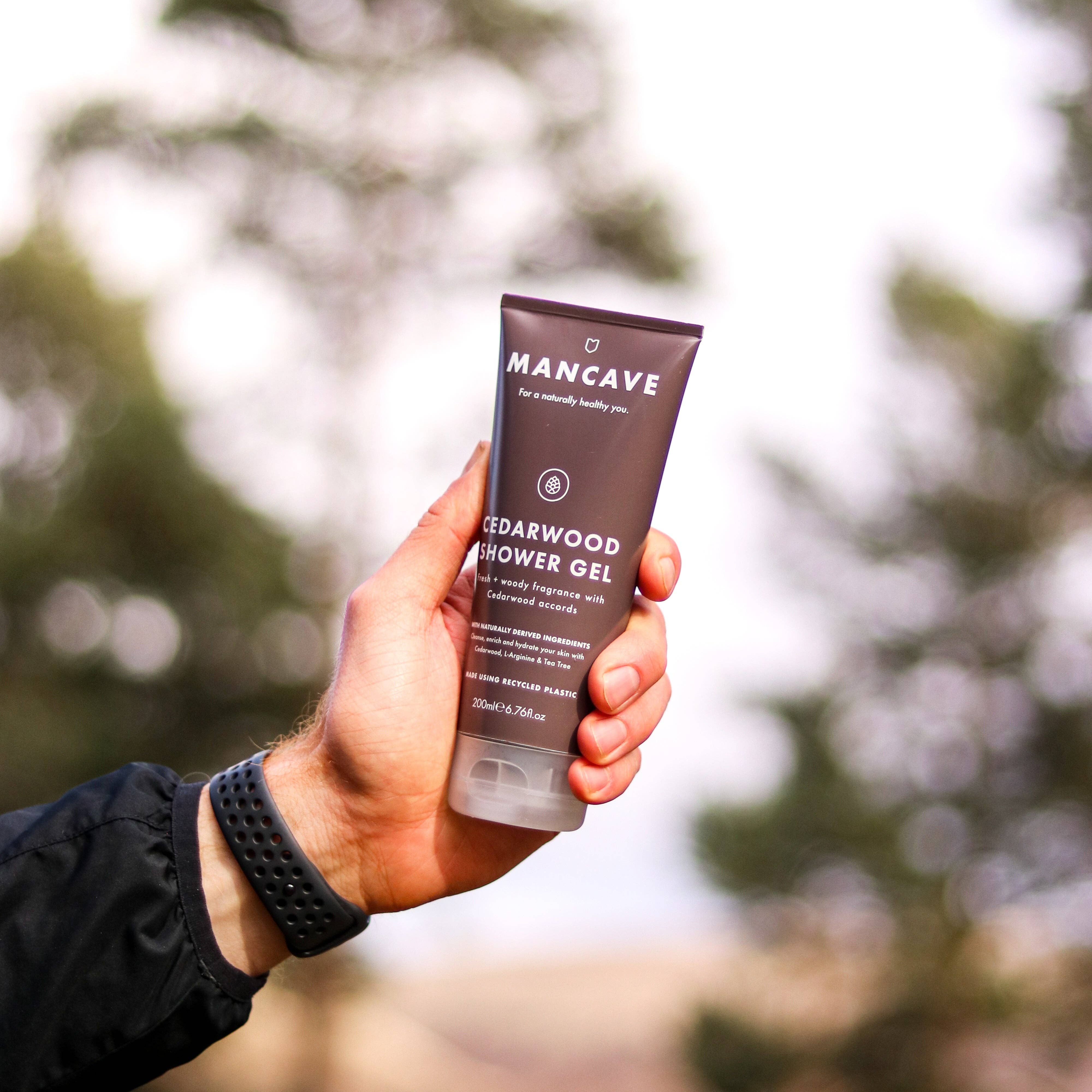 Cedarwood Shower Gel 200ml, Mens ShowerGel, Mens Gifts