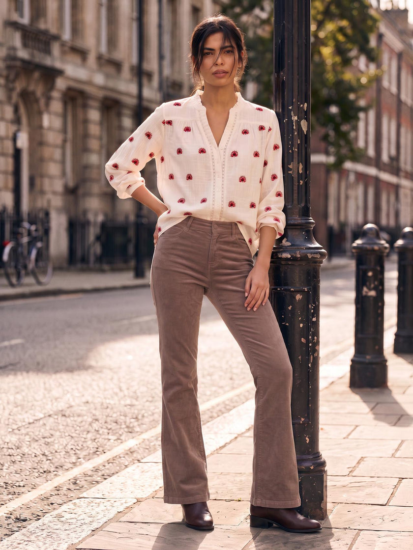 Alexis Corduroy Jeans - Brown