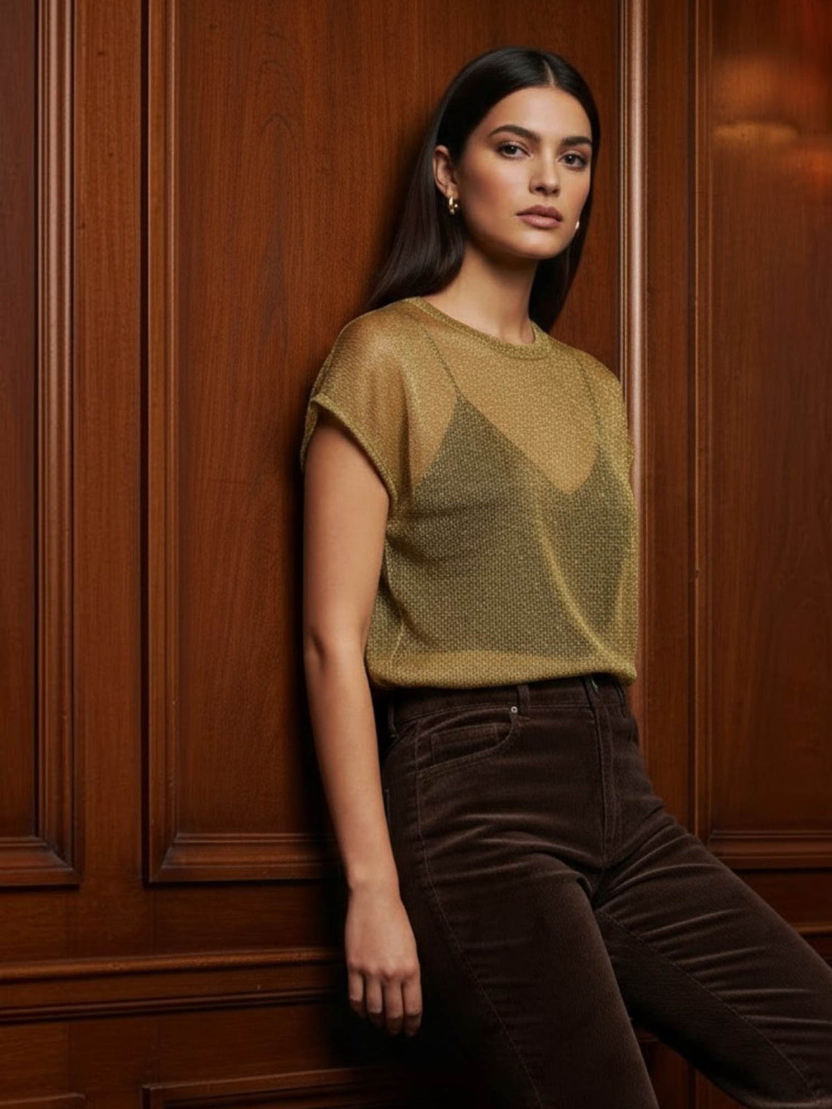 Amor Knit Top - Gold