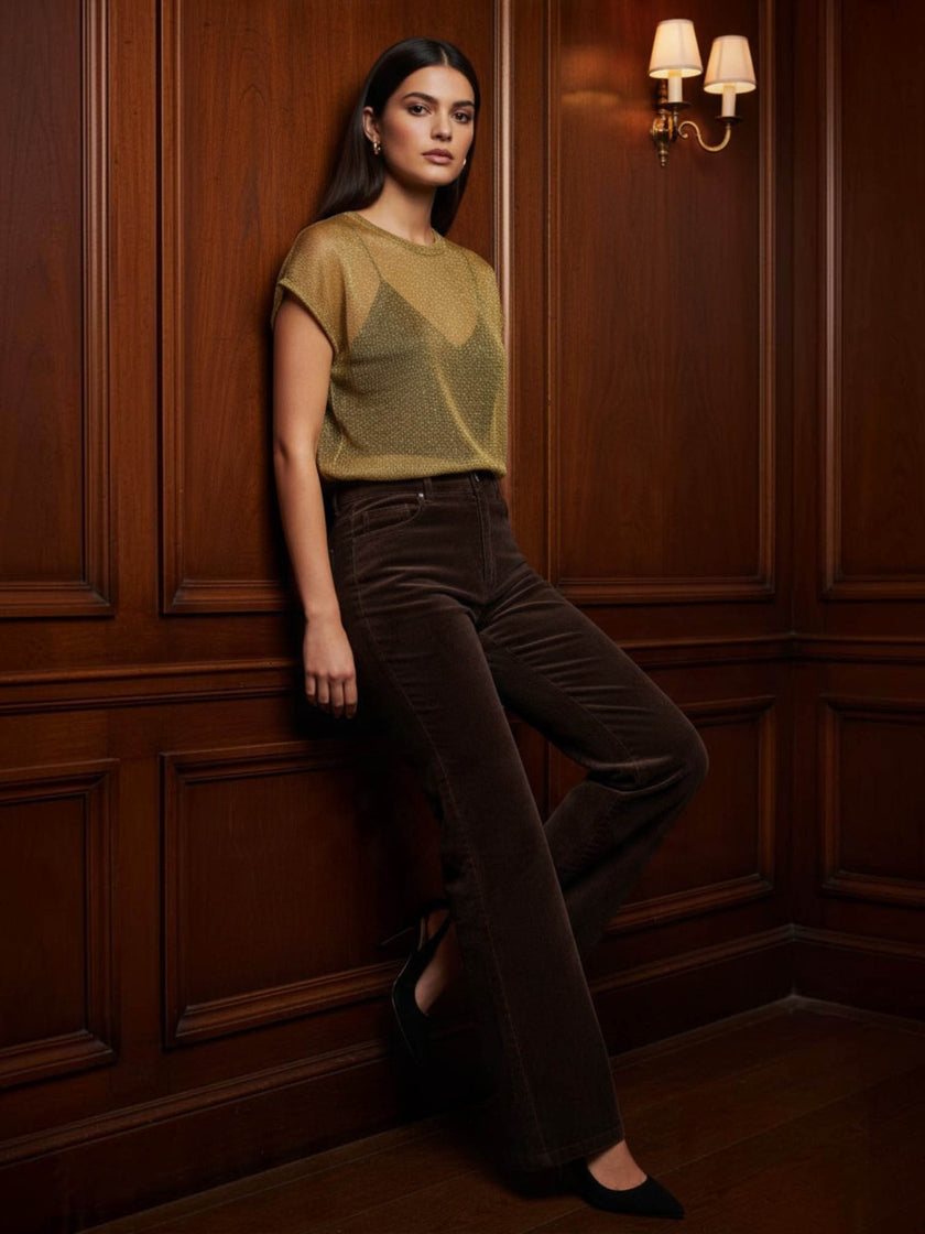 Amor Knit Top - Gold
