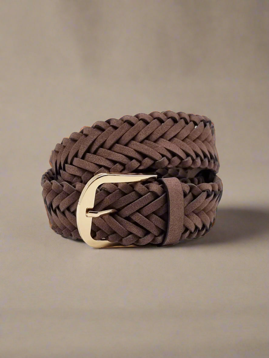 Ashford Woven Belt in Tan