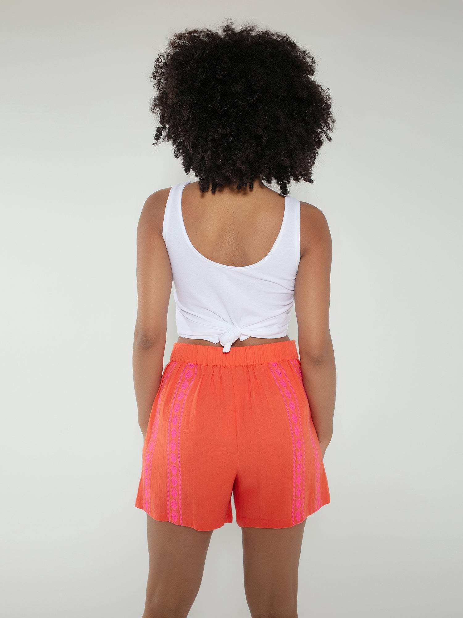 Belize Shorts in Orange