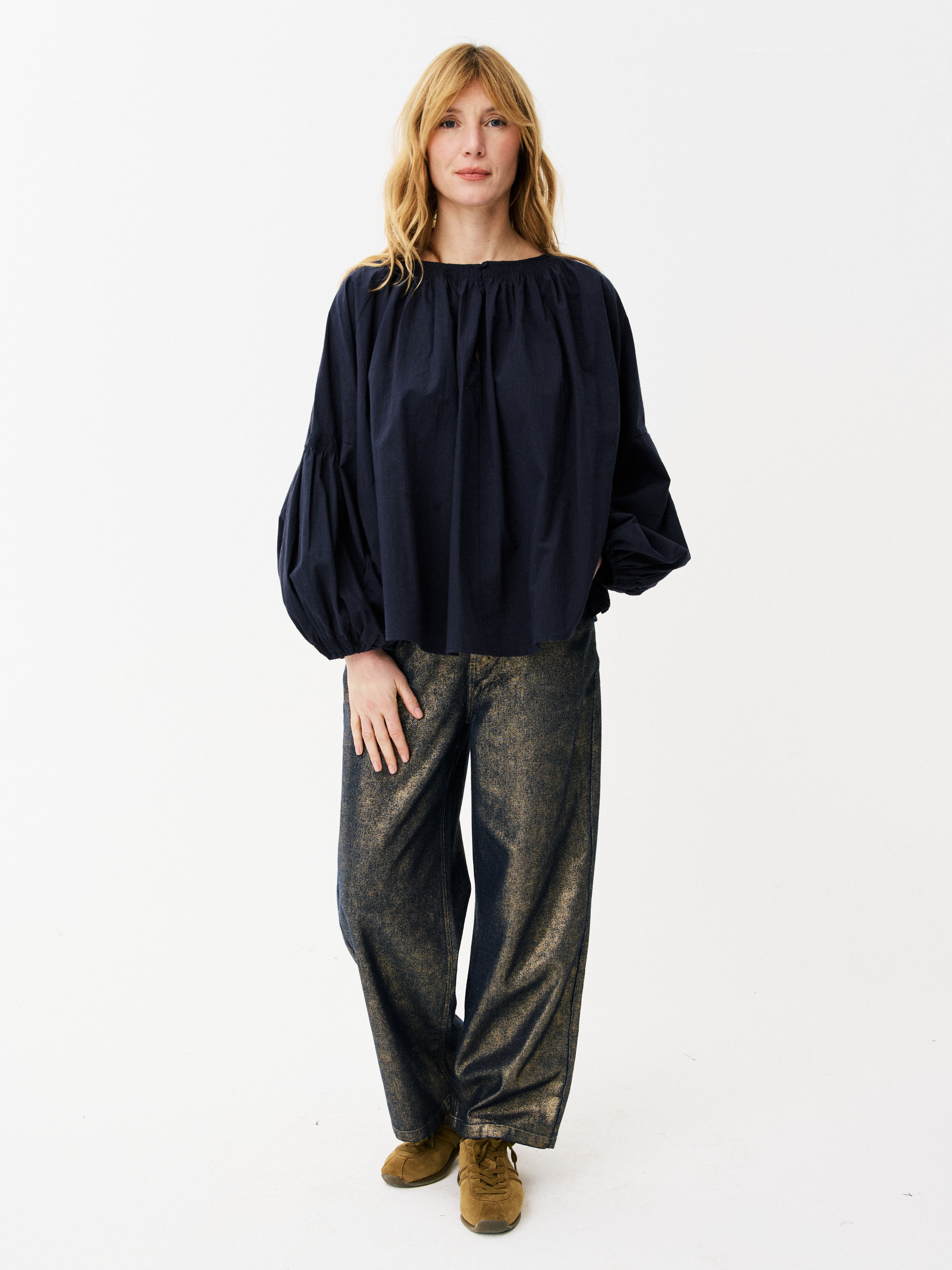 Philise Blouse - Navy
