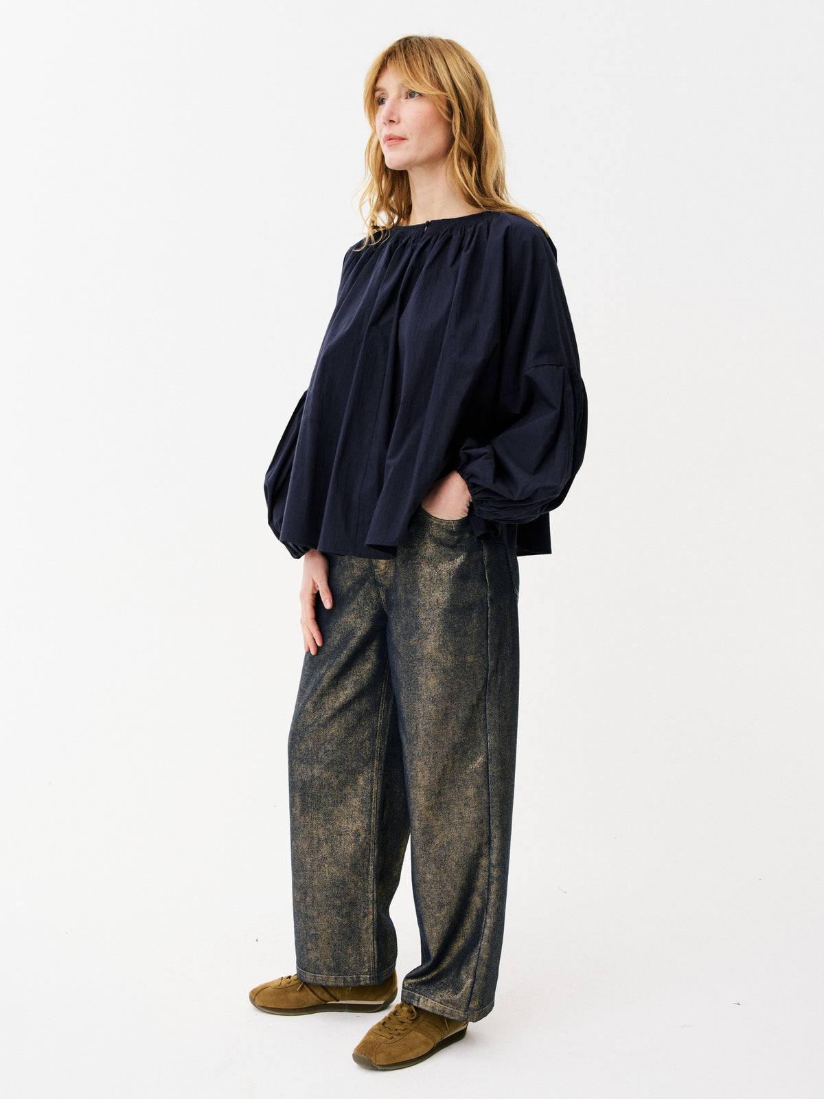 Philise Blouse - Navy