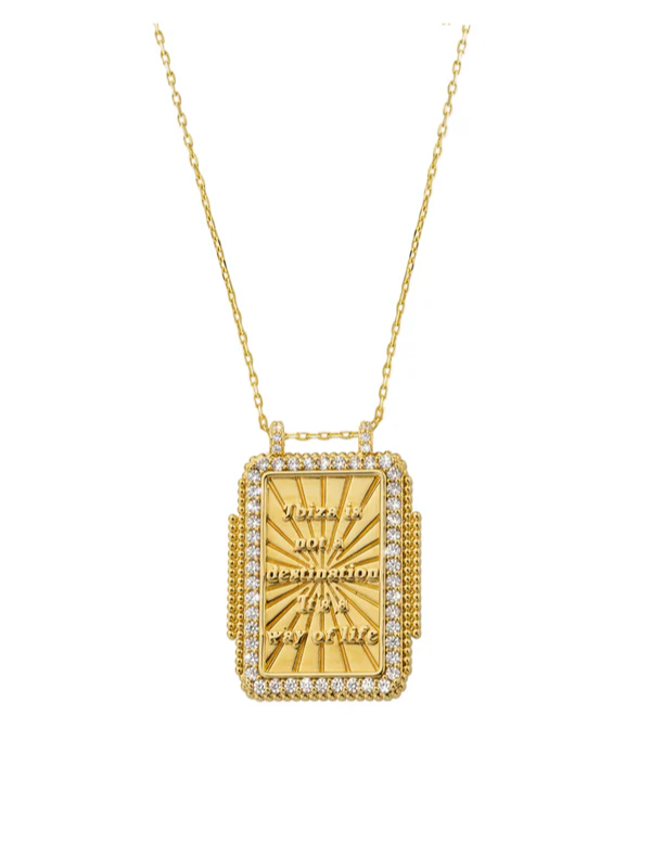 Mya Bay Blue Rainbow Heart Necklace