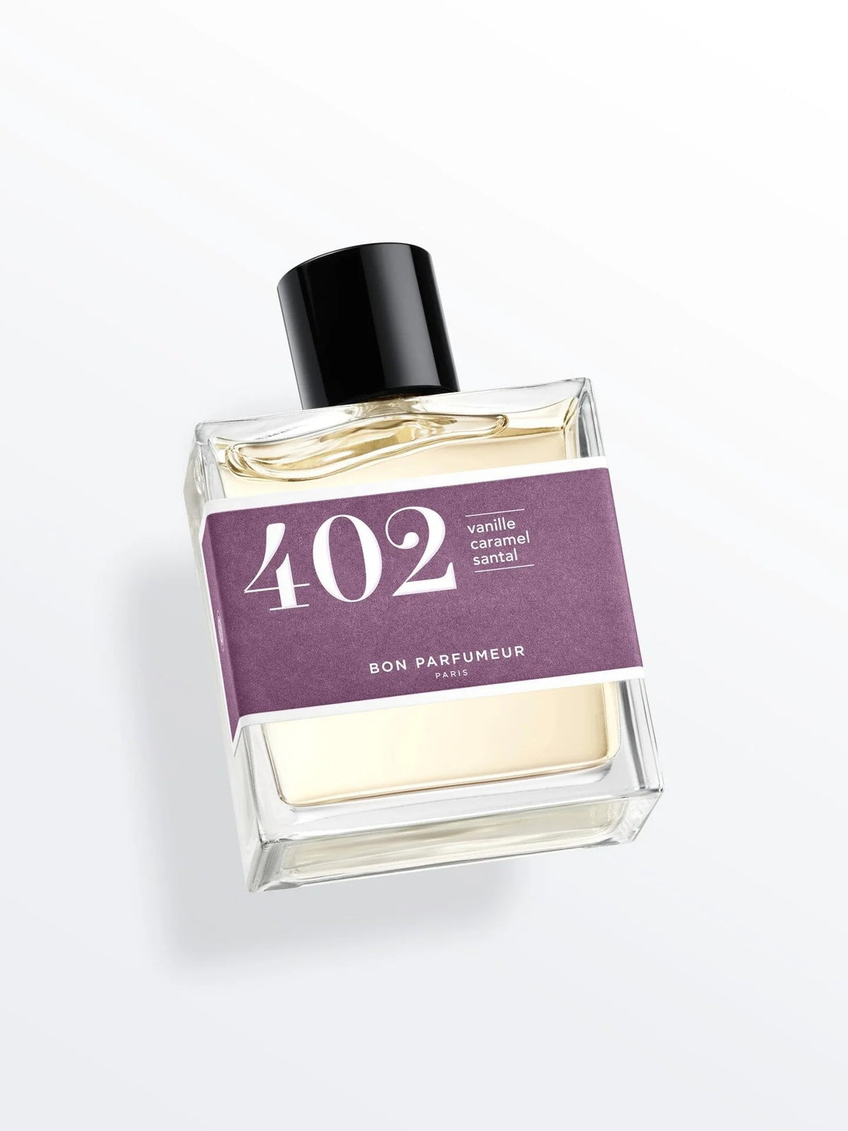 Eau de parfum 402 with vanilla, toffee and sandalwood