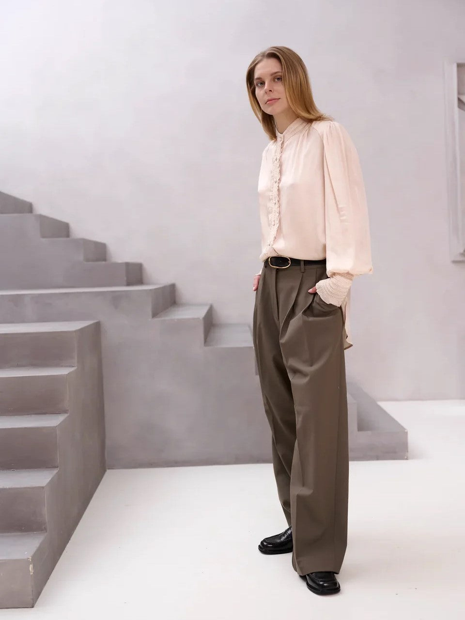 Sofia Shirt-Pink Champagne