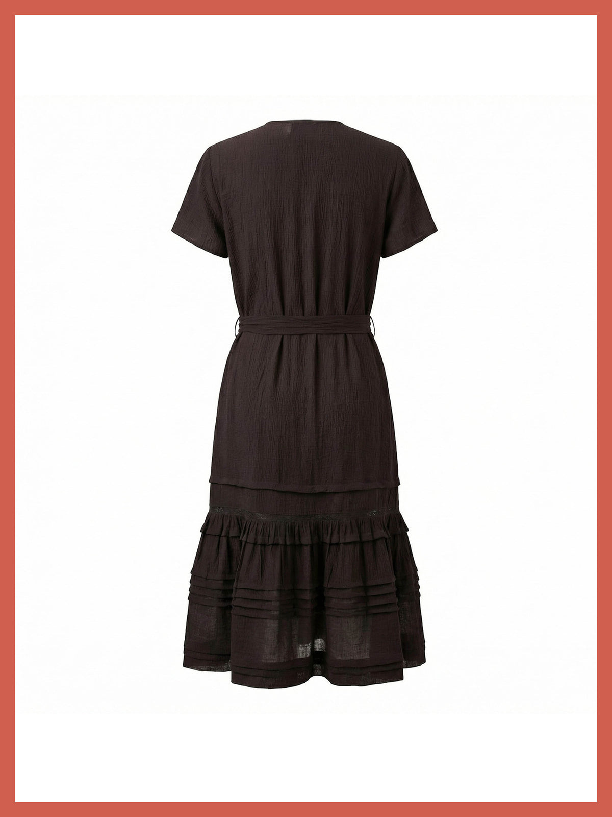 Bailey Maxi Wrap Dress - Black