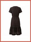Bailey Maxi Wrap Dress - Black