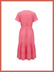 Bailey Maxi Wrap Dress - Bubblegum