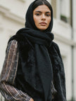 Baldwin Hooded Scarf - Black