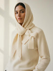 Baldwin Hooded Scarf - Cream