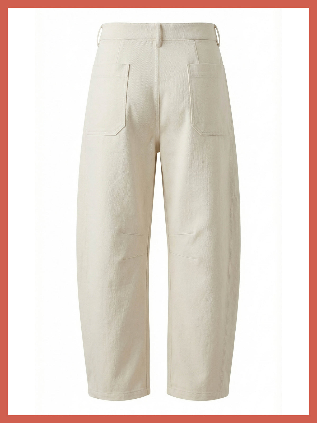 Binx Barrel Leg Trousers - Cream