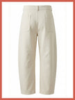 Binx Barrel Leg Trousers - Cream