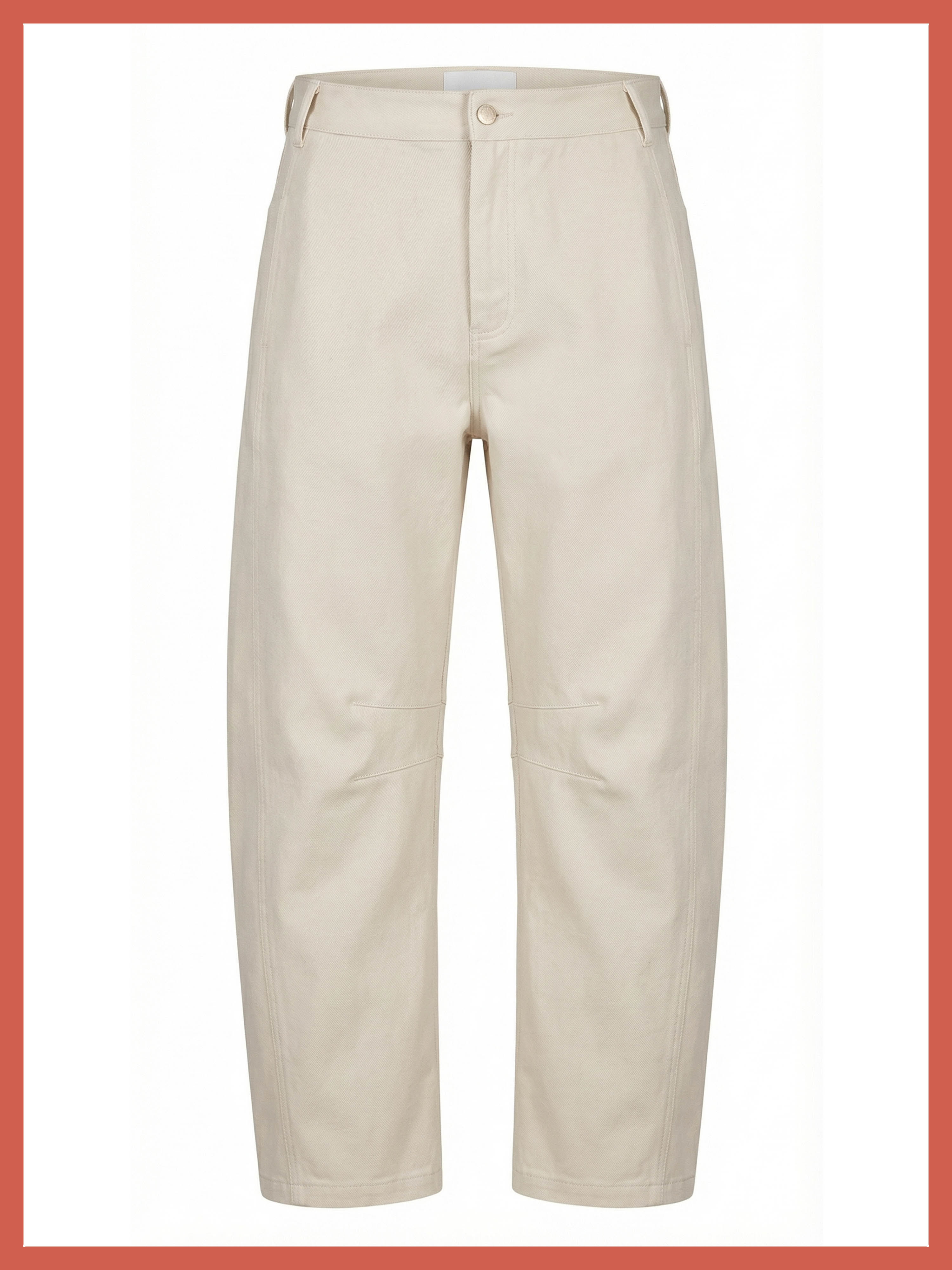 Binx Barrel Leg Trousers - Cream