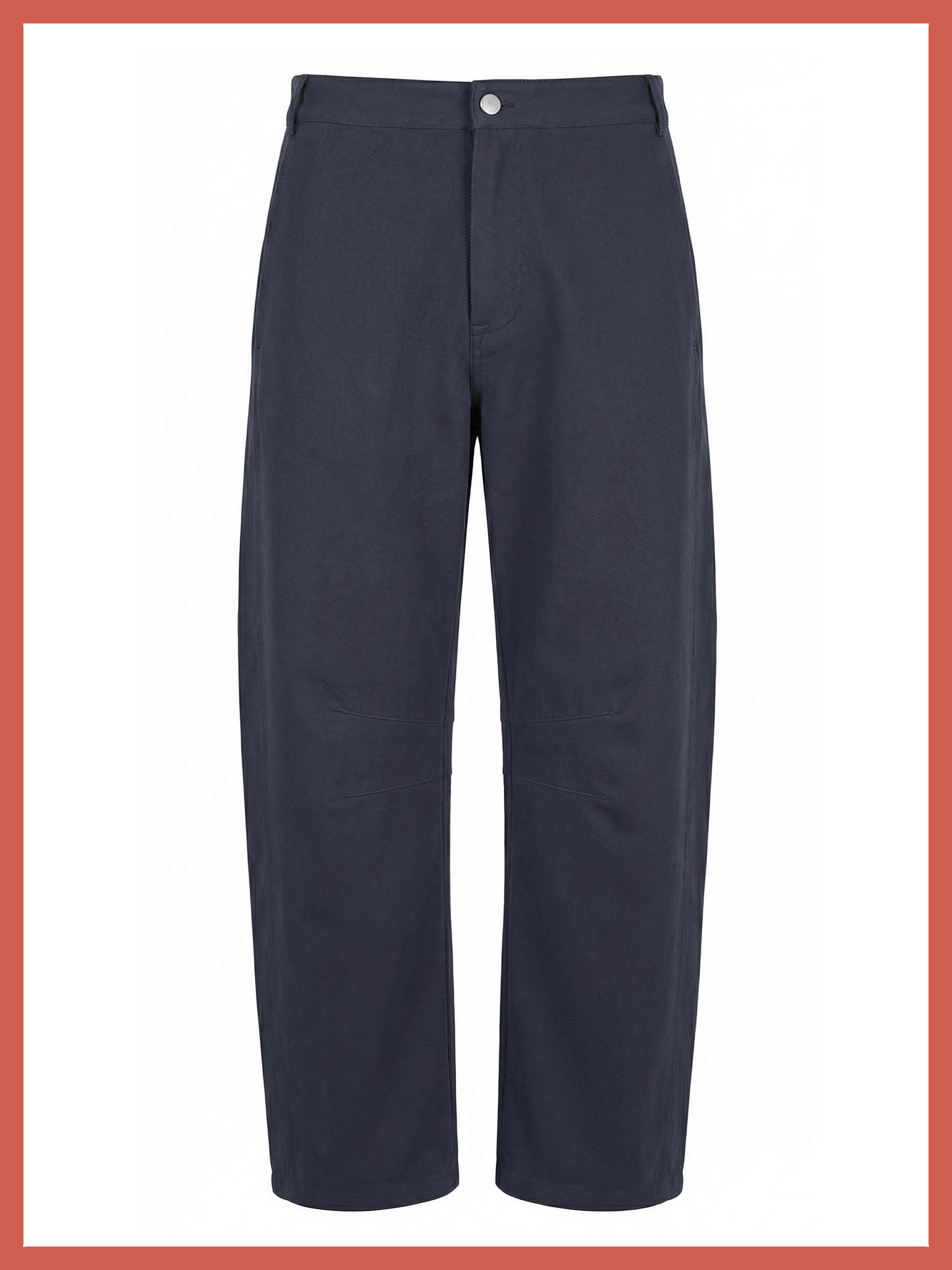 Binx Barrel Leg Trousers - Navy