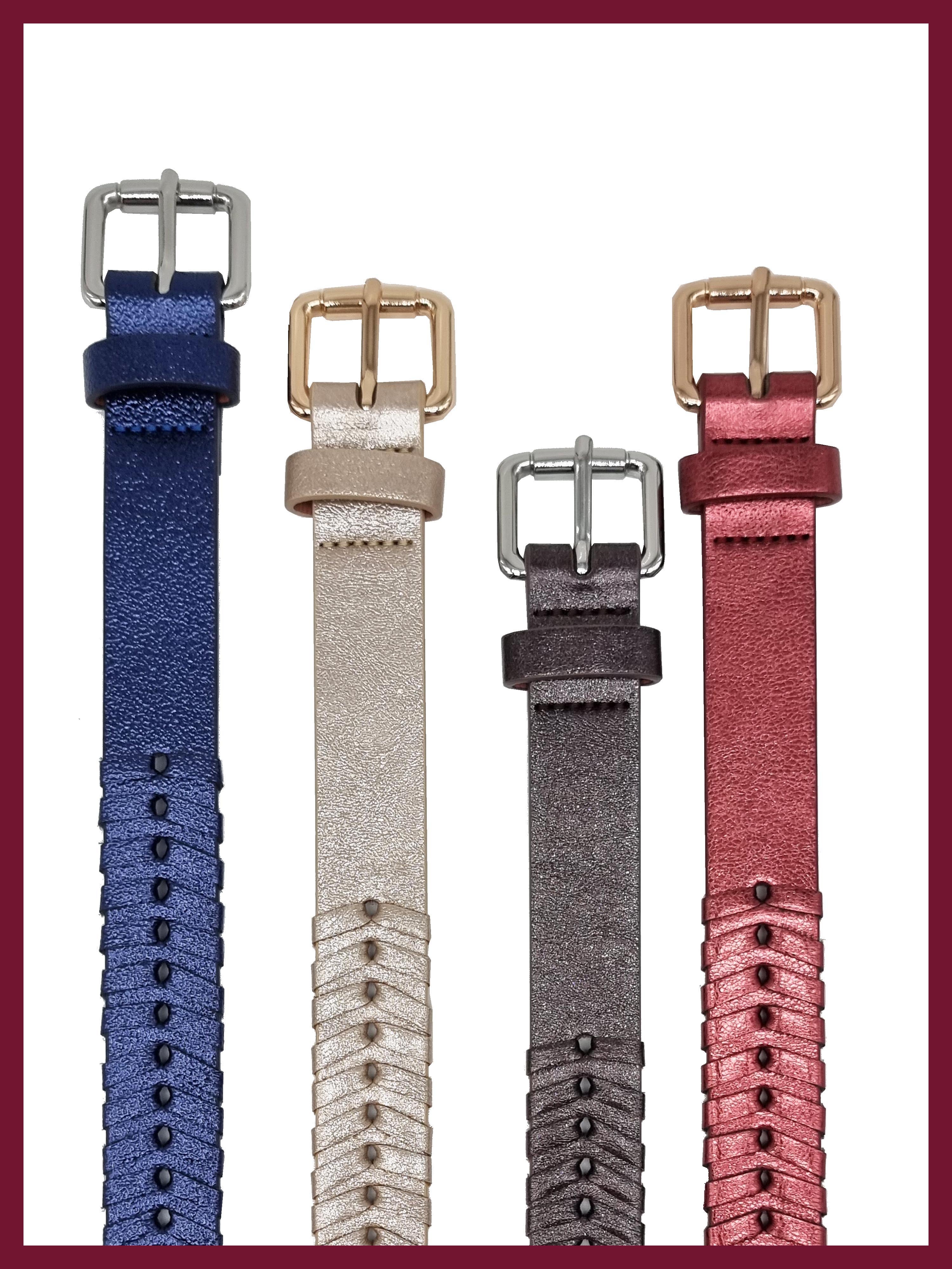 Bradley Woven Belt-Pink