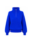 Breckenridge Long-Sleeved Truckerneck Pull-Over - Electric Blue