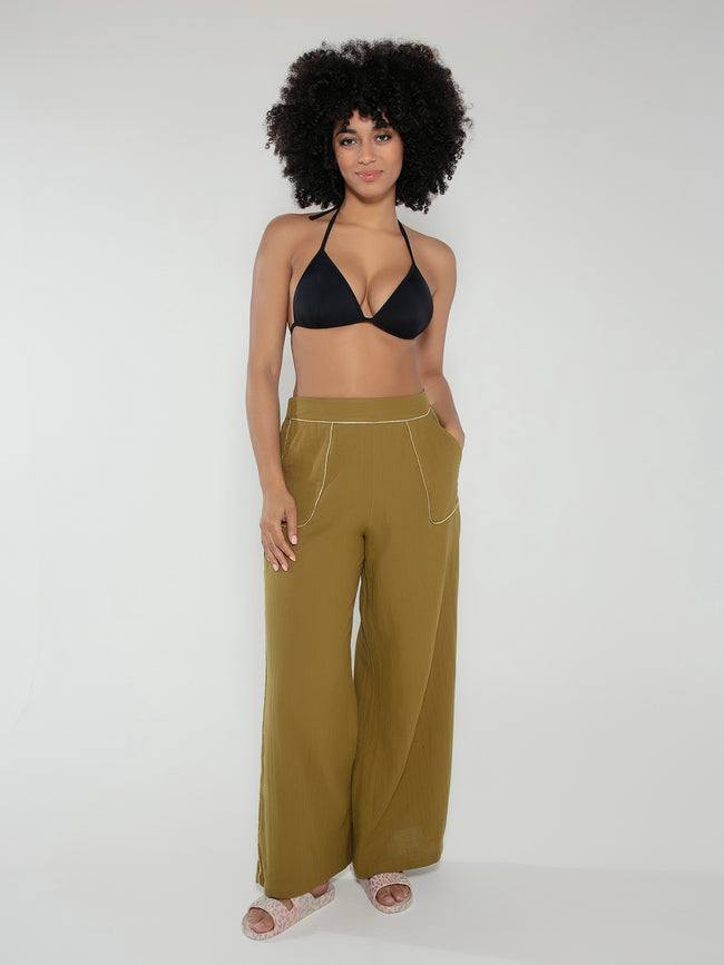 Clipper Trousers in Olive