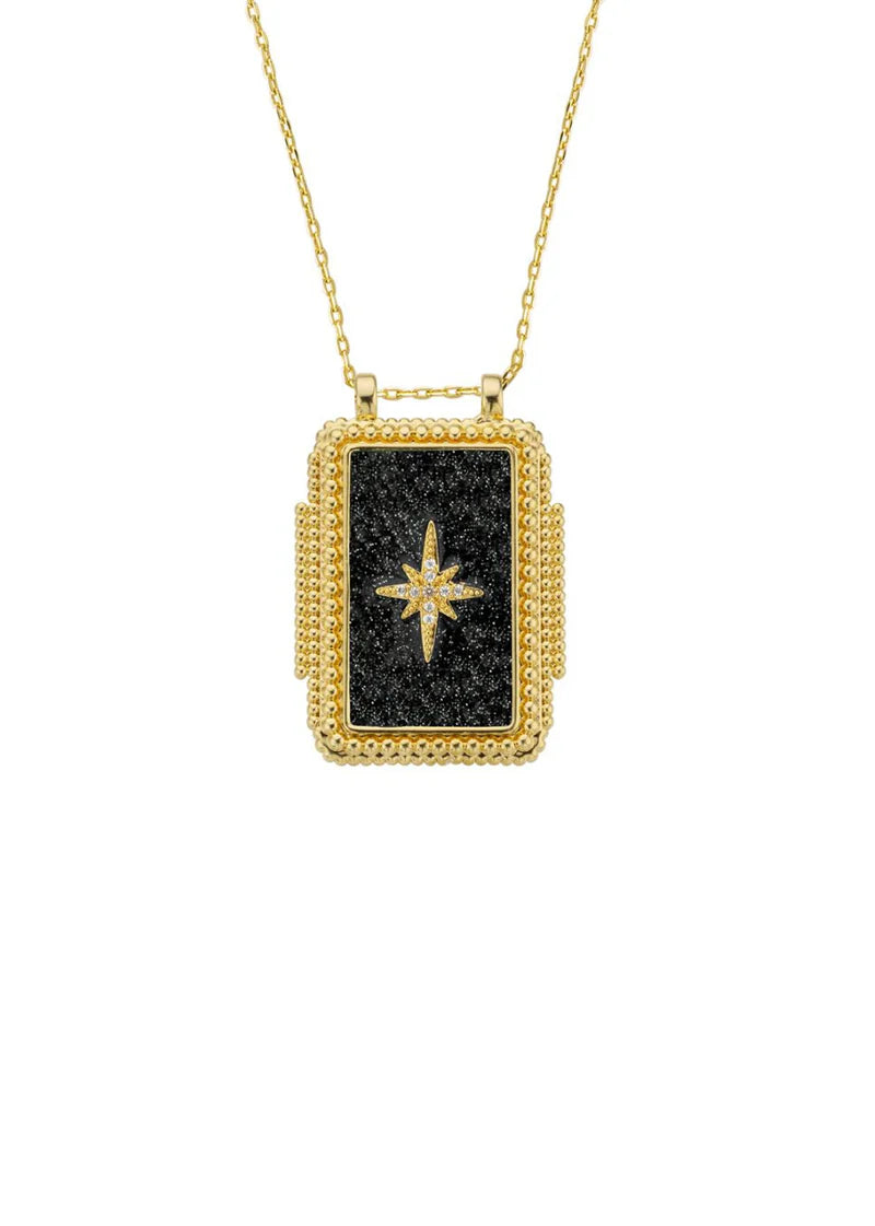 Mya Bay Black Diwali Twice Boheme Necklace