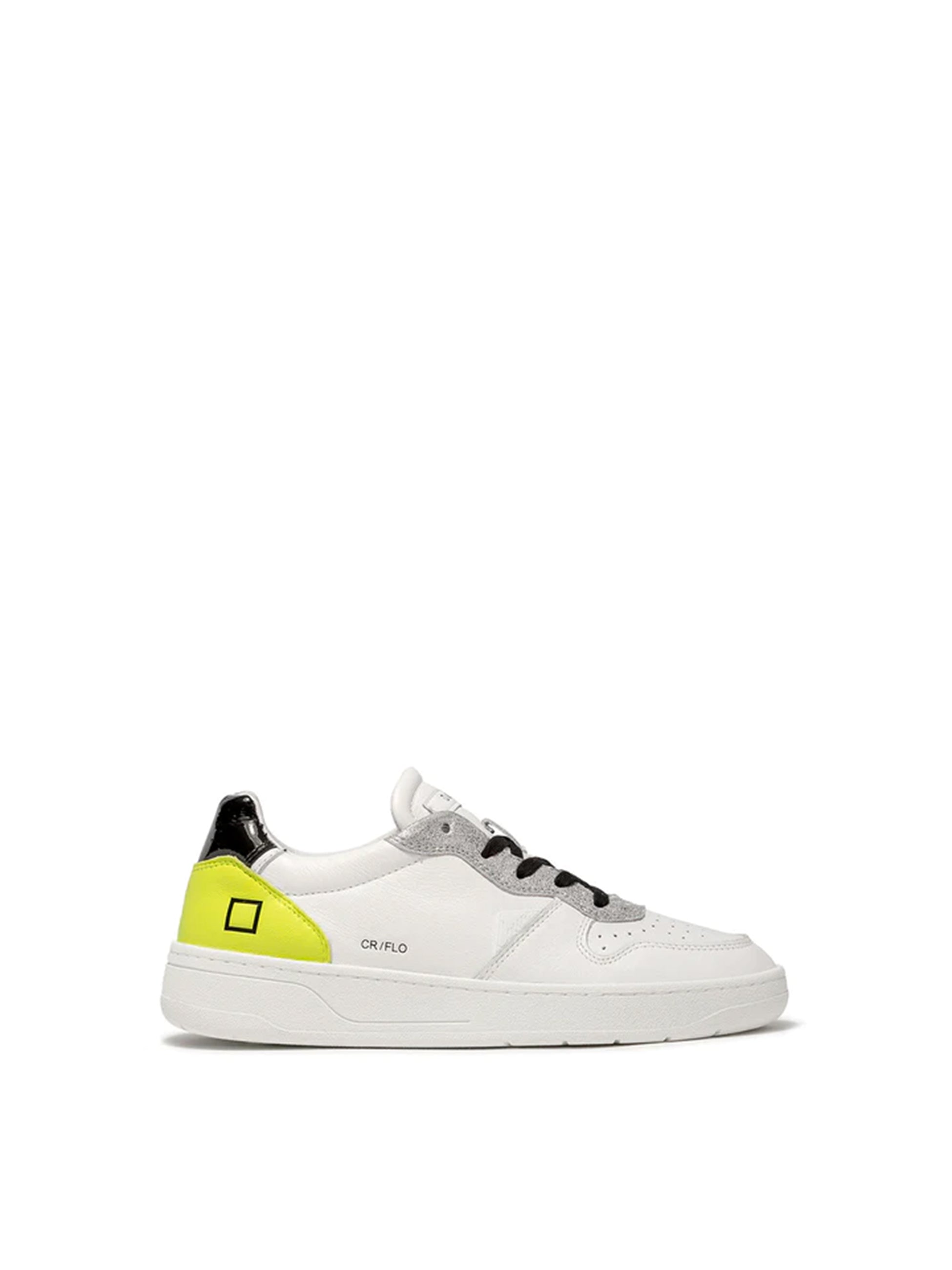D.A.T.E Sneakers - Court Fluo White-Yellow