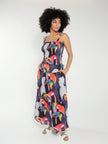 Crystal Tiered Skirt Black Mix