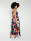 Crystal Tiered Skirt Black Mix