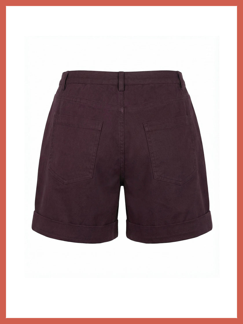 Carvell Cotton Summer Shorts - Chocolate